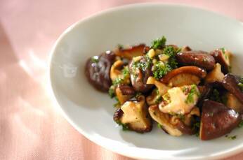 シイタケのパセリバター