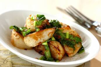 カブのアンチョビ炒め