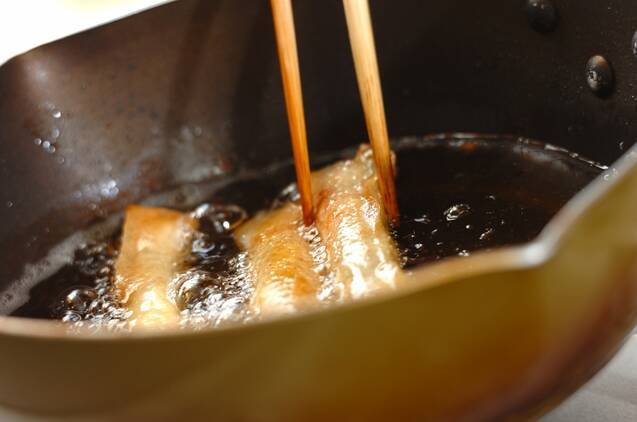 栗きんとんと黒豆のチーズスティックの作り方の手順5