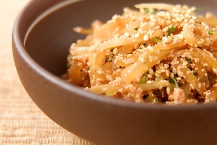 大根の明太子炒め