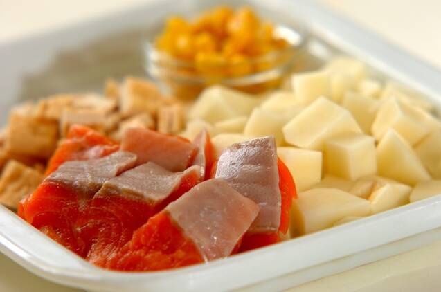 どさんこ汁の作り方の手順1