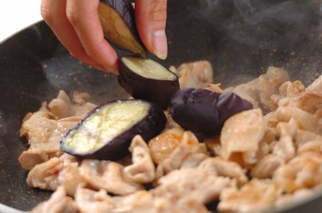 なすの味噌炒め 豚肉となすだけ！簡単時短レシピ by野口 ゆかさんの作り方の手順3