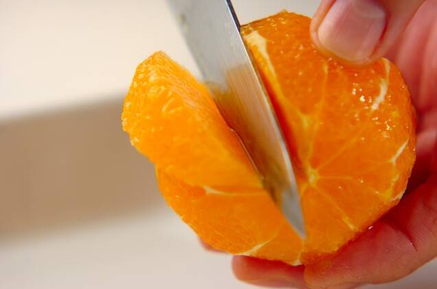 ニンジンとオレンジのサラダの作り方の手順2