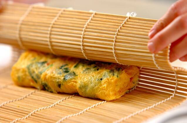 ホウレン草入りだし巻き卵の作り方の手順6