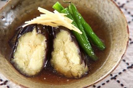 ナスの揚げびたし