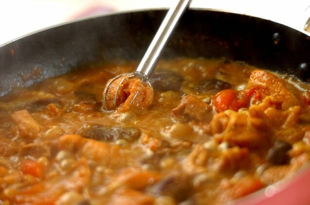 鶏とナスのみそカレーの作り方の手順7