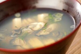 カキのお吸い物