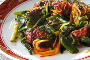 本格レバニラ炒め 豆板醤で和える 下処理からプロ直伝 by茉弓さん