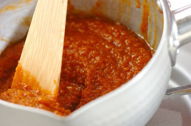 白身魚と野菜の練りみそ添えの作り方の手順1