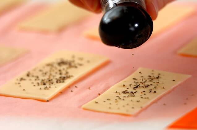 パリパリチーズの作り方の手順1