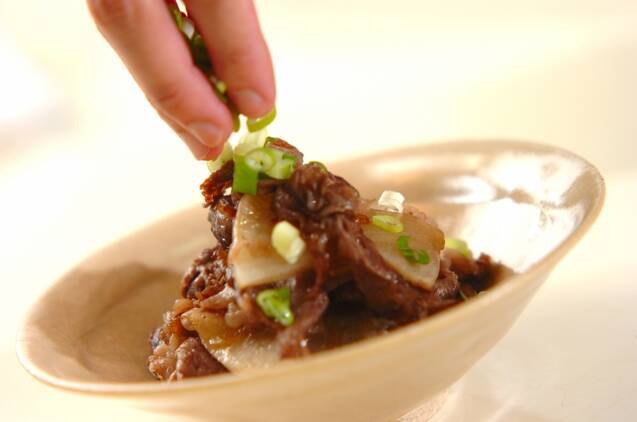 牛肉と大根のきんぴら風の作り方の手順3