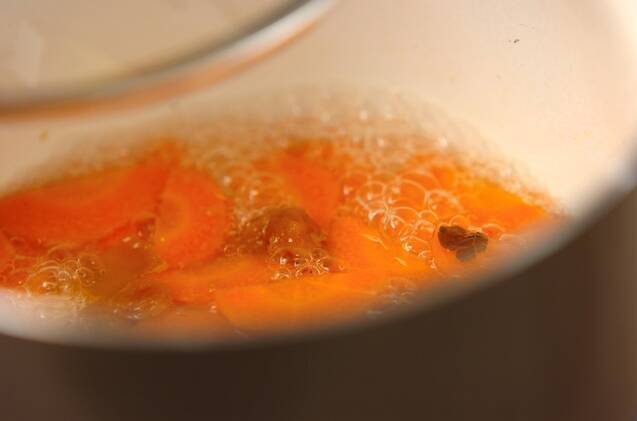 ニンジンの梅煮の作り方の手順1