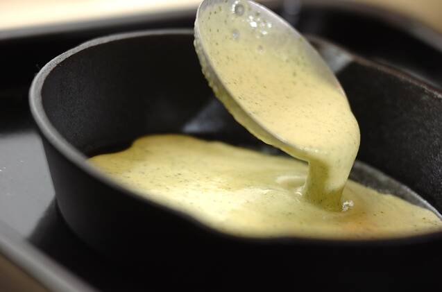 春のダッチベイビーの作り方の手順2