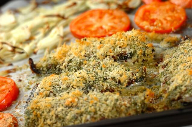 アジのオーブンパン粉焼きの作り方の手順5