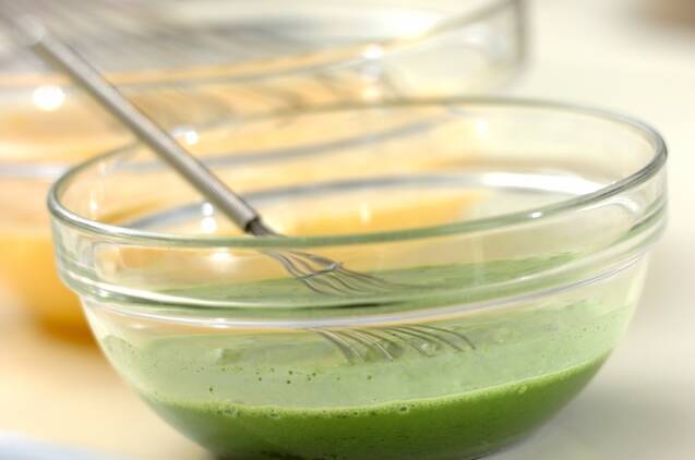 抹茶プリンの作り方の手順4