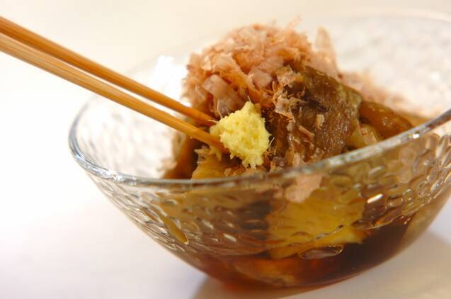 冷たくてさっぱり！焼きナスの酢しょうゆ漬けの作り方の手順3