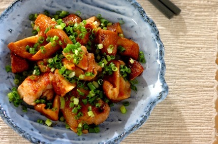 鶏もも肉のユズコショウ炒め