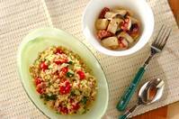 キヌアとベーコンのサラダの献立