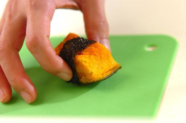カボチャの韓国のり巻きの作り方の手順2
