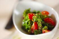 菜の花とプチトマトのマスタード和え