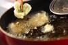 ソラ豆とタケノコの天ぷらの作り方の手順5