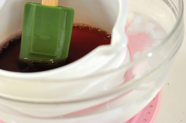 ブドウの2層ムースの作り方の手順5