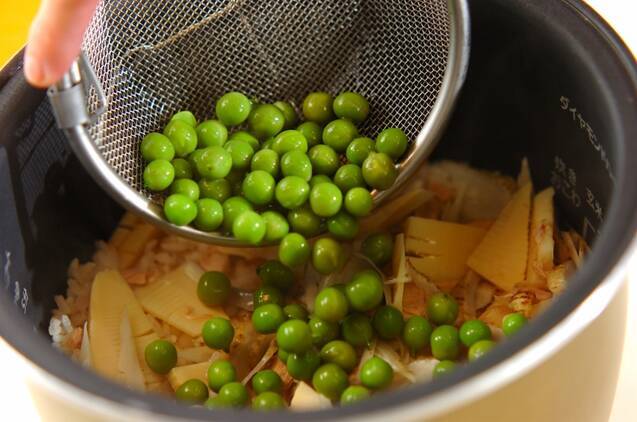春野菜たっぷり炊き込みご飯の作り方の手順7