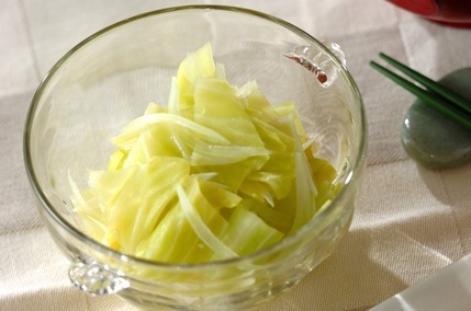 キャベツのマリネ