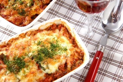 人気なすとひき肉のグラタン トマトソースで子供も食べやすく！