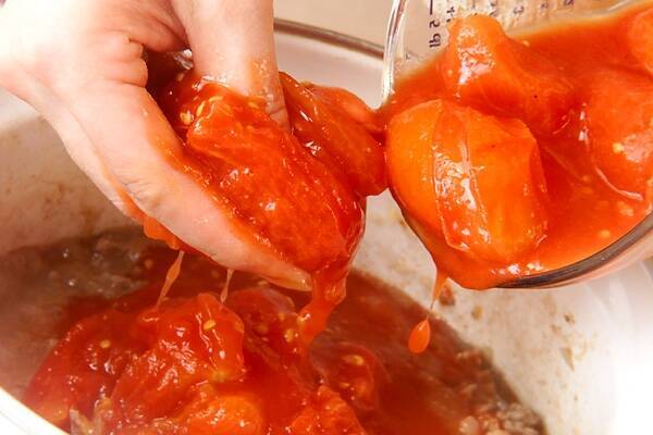 人気なすとひき肉のグラタン トマトソースで子供も食べやすく！の作り方の手順4