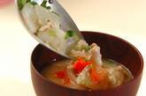具だくさん豚肉のみそ汁の作り方6