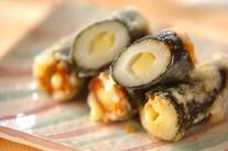 お弁当に！チーズちくわののり揚げ