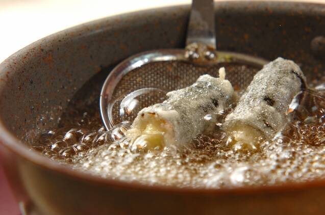 お弁当に！チーズちくわののり揚げの作り方の手順3