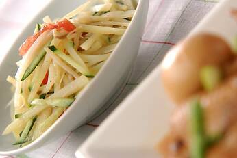 ジャガとトマトのサラダ