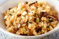 松茸の炊き込みご飯