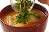 大根と油揚げのみそ汁の作り方の手順3