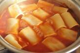 モッチリ食感のパッケリと濃厚ソースのボンゴレロッソの作り方3