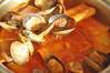 モッチリ食感のパッケリと濃厚ソースのボンゴレロッソの作り方の手順5
