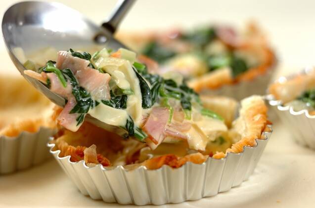 クロワッサンのキッシュの作り方の手順5