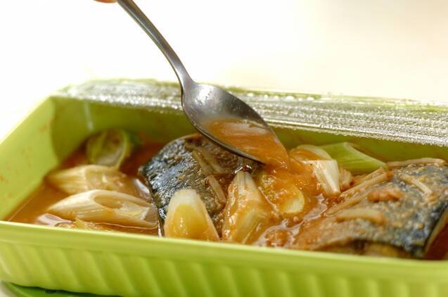 レンジで簡単！サバのみそ煮の作り方の手順5
