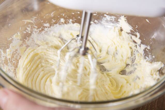 しっとり濃厚！脳みそWチーズケーキの作り方の手順3