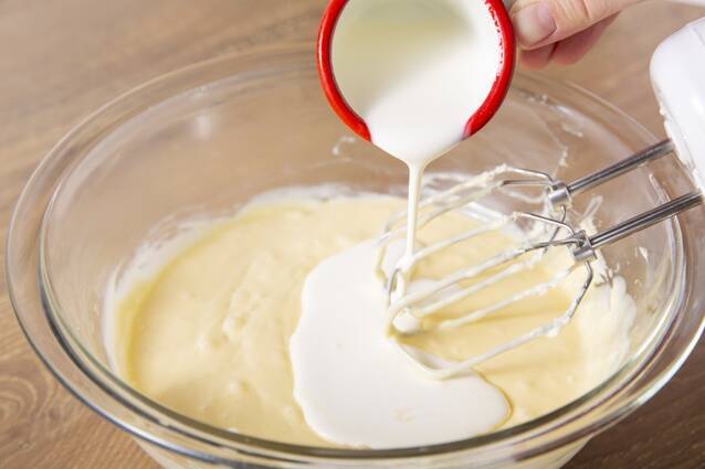 しっとり濃厚！脳みそWチーズケーキの作り方の手順5