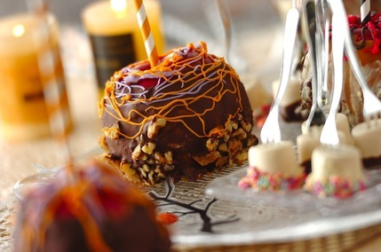 キャラメルアップル(リンゴ飴)