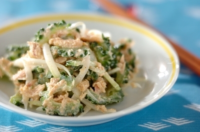 ゴーヤとツナのサラダ 副菜 のレシピ 作り方 E レシピ 料理のプロが作る簡単レシピ