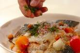 サバとヒヨコ豆のプレゼ(蒸し煮)の作り方5