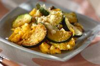 止まらない美味しさ！ズッキーニと卵のソテー