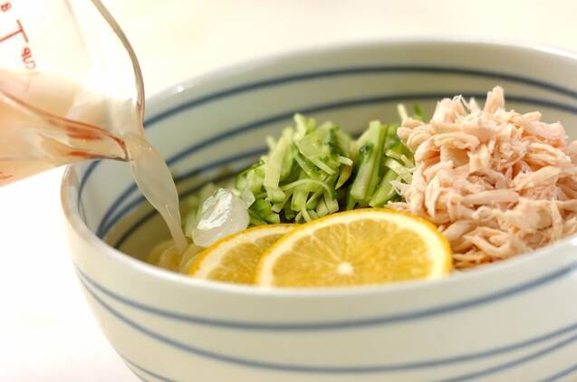 さっぱりさわやか！鶏だしレモンの冷やしラーメン by 松崎　恵理さんの作り方の手順5