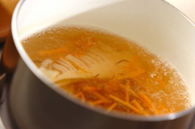 もずくのスープの作り方の手順2