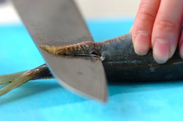 アジのハーブパン粉焼きの作り方の手順1