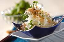 シャキシャキ大根のサラダ